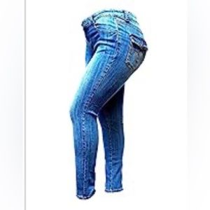 Jack David Women's Plus Size Stretch Premium Dark Denim